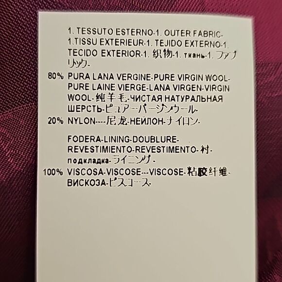 Versace Mens Sport Jacket Boyfriend Date Night Light Spring Cocktail Party Sz 52 - Picture 14 of 15